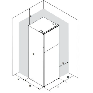 Hafele ORION Solo Buzdolabı 84cm Inox
