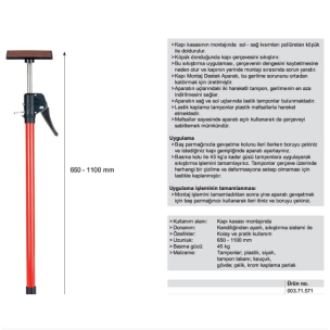Hafele Kapı Kasası Sıkıştırma Aleti 65-110cm
