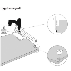 Hafele Rafix Montaj Şablonu