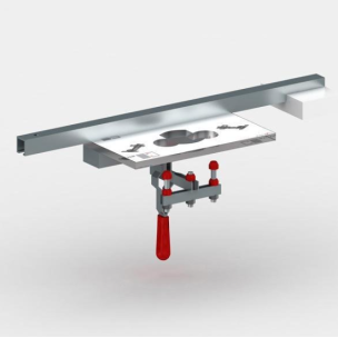 Hafele Tas Menteşe Montaj Şablonu, Sabit Profilli