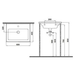 Hafele LEONIS Parlak Beyaz