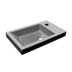 Hafele MINIMAL Lavabo,parlak beyaz,455x260mm