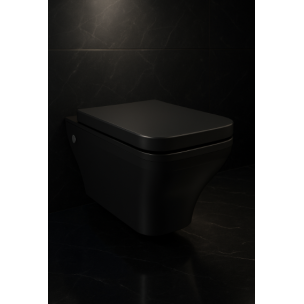 Hafele Asma Klozet Arena Wall S54 Mat Siyah Renk