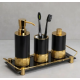 System Banyo System Diş Fırçalığı Altın/Siyah (BA2006 007 GL-AL6)