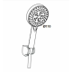 Hafele Askılı Duş Sistemi Boda 5 Fonksiyonlu Parlak Krom