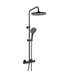 Hafele PANDA TERMO Kol.duş sis.,2Y 3F,m.siyah