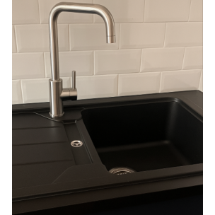 Hafele Granit Eviye Elisa Kronos 860x500mm Antrasit