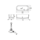 Hafele LUMINOSA Küvet Parlak Beyaz 1730X825X645 Hafele LUMINOSA Küvet Parlak Beyaz 1730X825X645