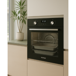 Hafele Vega Fırın 6F 45cm Siyah Cam