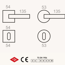 Pars, Y ve K RozetliZamak
